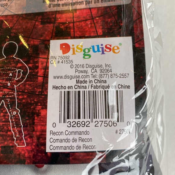 NWT Recon Commando kids costume size Small 4-6 - Picture 8 of 9